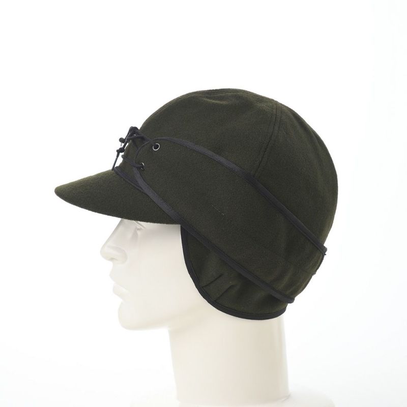 クラウンキャップのレイルロードキャップ Classic Railroad Cap（クラシック レールロードキャップ） オリーブ