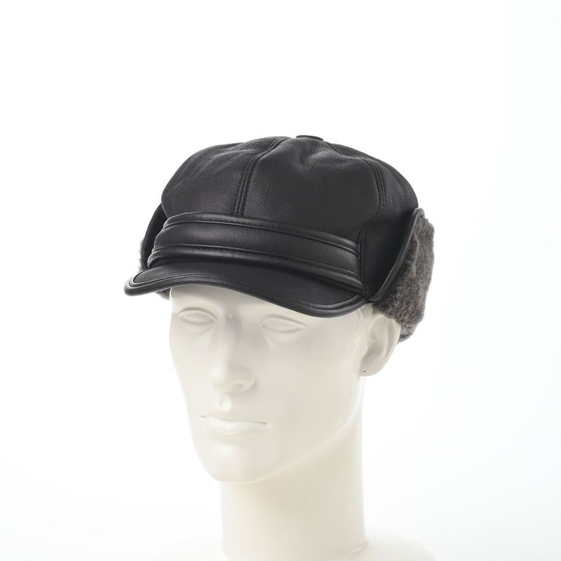 クラウンキャップのイヤーマフキャップ Renfrew（レンフルー） ブラック