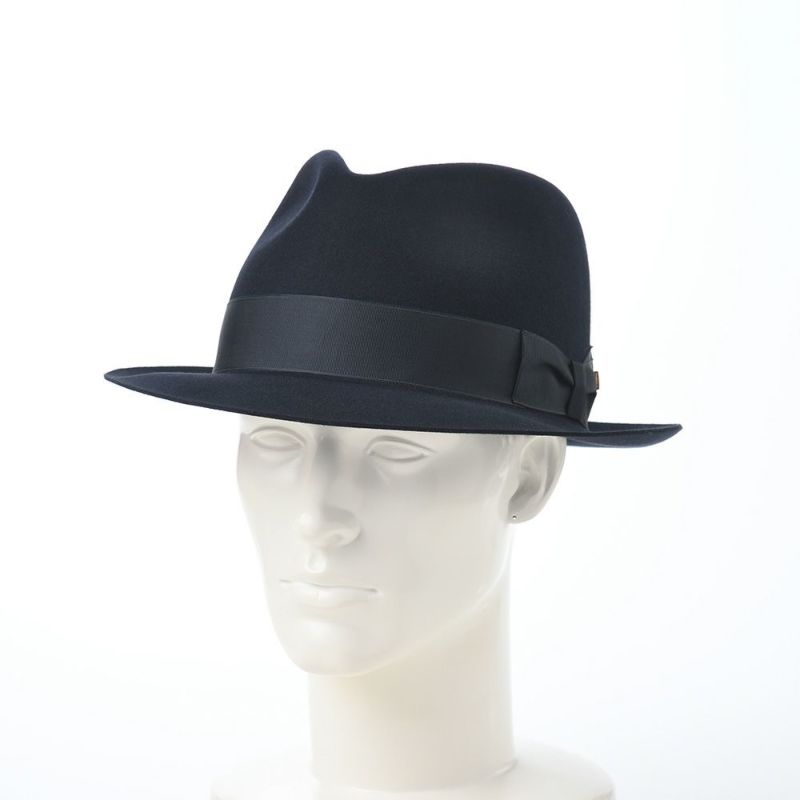 ノックスのフェルトハット Rabbit Fur Fedora Hat（ラビットファー フェドラハット）KMC ネイビー