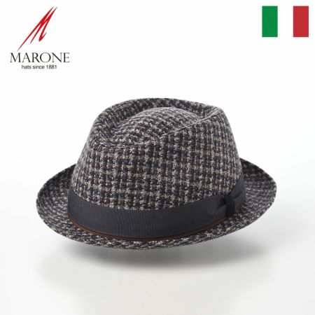 マローネのソフトハット Trilby Brina（トリルビー ブリーナ） UT228 ブルー