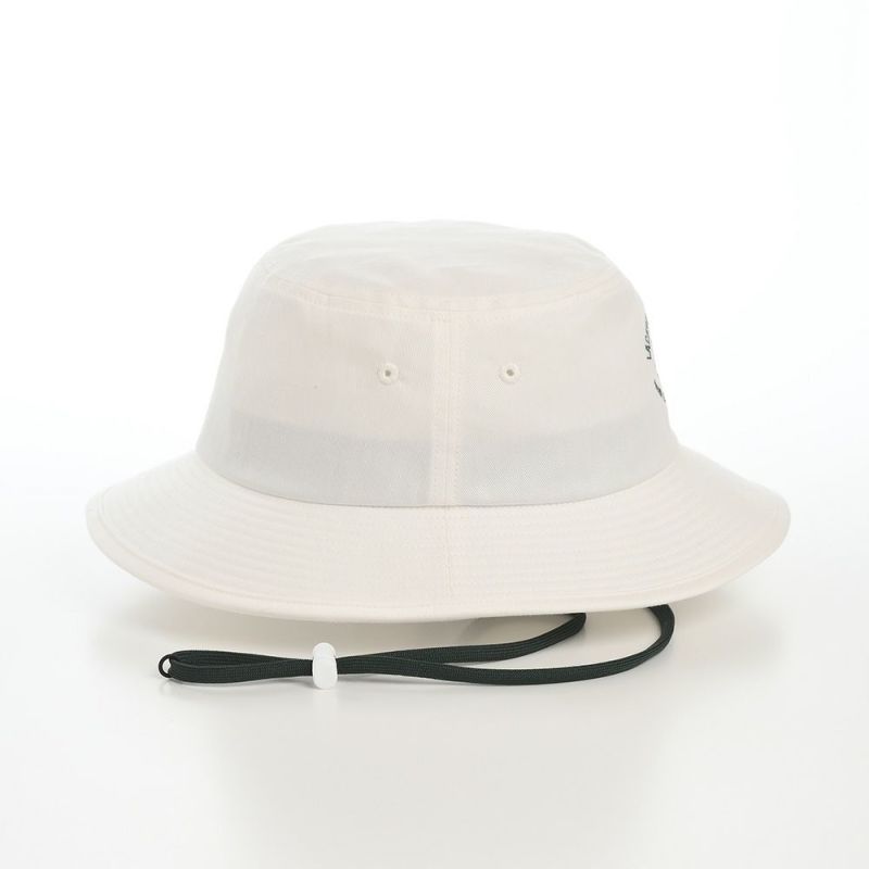 ラコステのバケットハット LACOSTE GOLF CLUB BUCKET HAT（ラコステゴルフクラブバケットハット） L1290 ホワイト