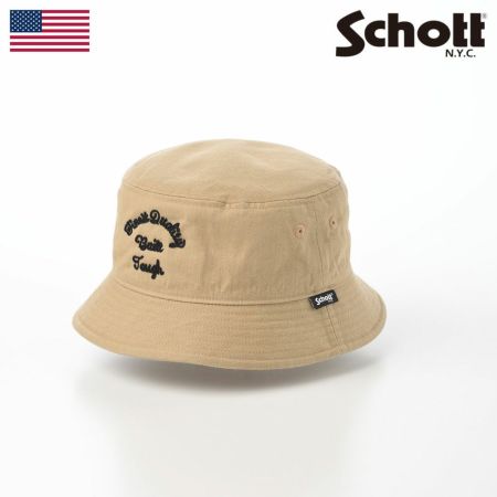 ショットのバケットハット CHAIN STITCH BUCKET HAT（チェーンステッチバケットハット） SC050 ベージュ