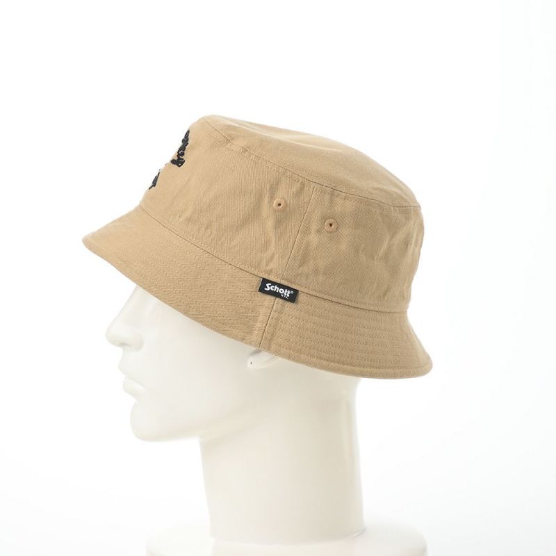 ショットのバケットハット CHAIN STITCH BUCKET HAT（チェーンステッチバケットハット） SC050 ベージュ