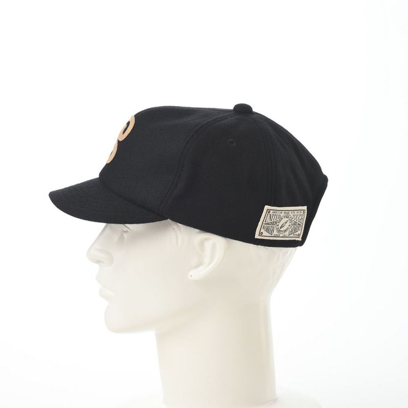 ショットのショートバイザーキャップ FLANNEL SHORT BRIM CAP（フランネルショートブリムキャップ） SC051 ブラック