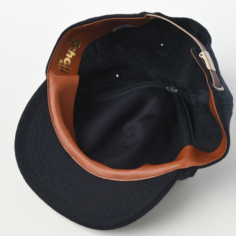 ショットのショートバイザーキャップ FLANNEL SHORT BRIM CAP（フランネルショートブリムキャップ） SC051 ネイビー