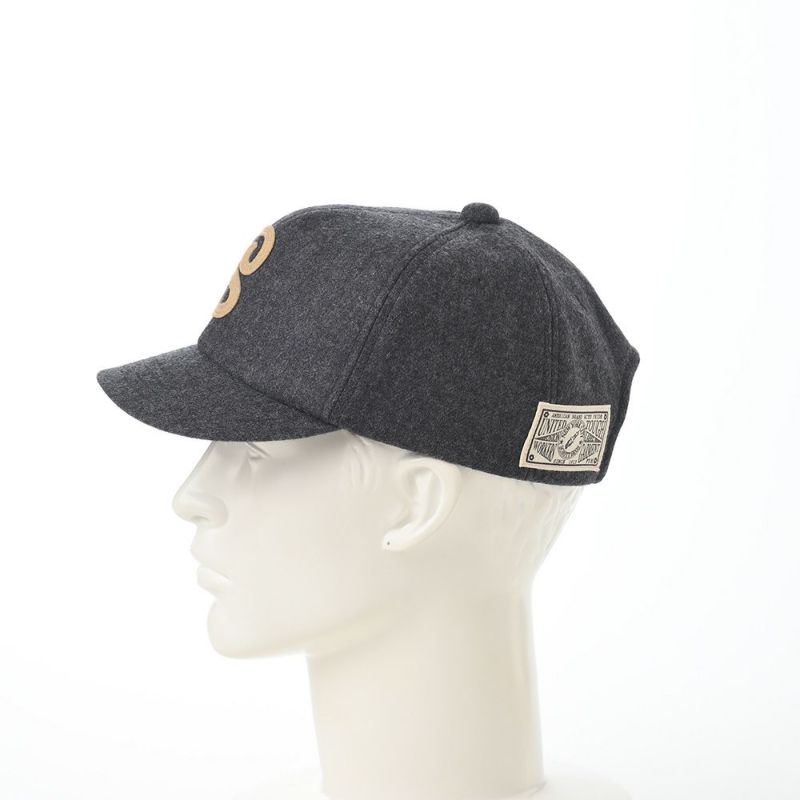 ショットのショートバイザーキャップ FLANNEL SHORT BRIM CAP（フランネルショートブリムキャップ） SC051 チャコール