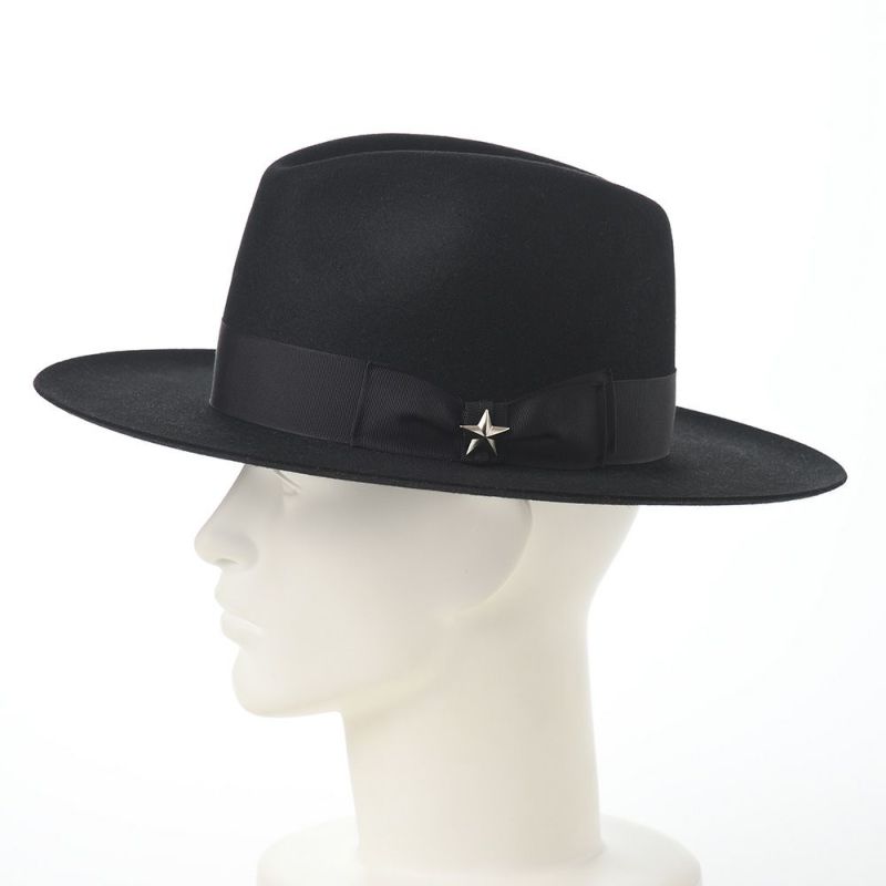 ショットのフェルトハット ONE STAR FELT HAT（ワンスターフェルトハット） SC054 ブラック