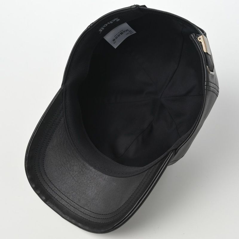 ショットのキャップ ONE STAR LEATHER CAP（ワンスターレザーキャップ） SC055 ブラック