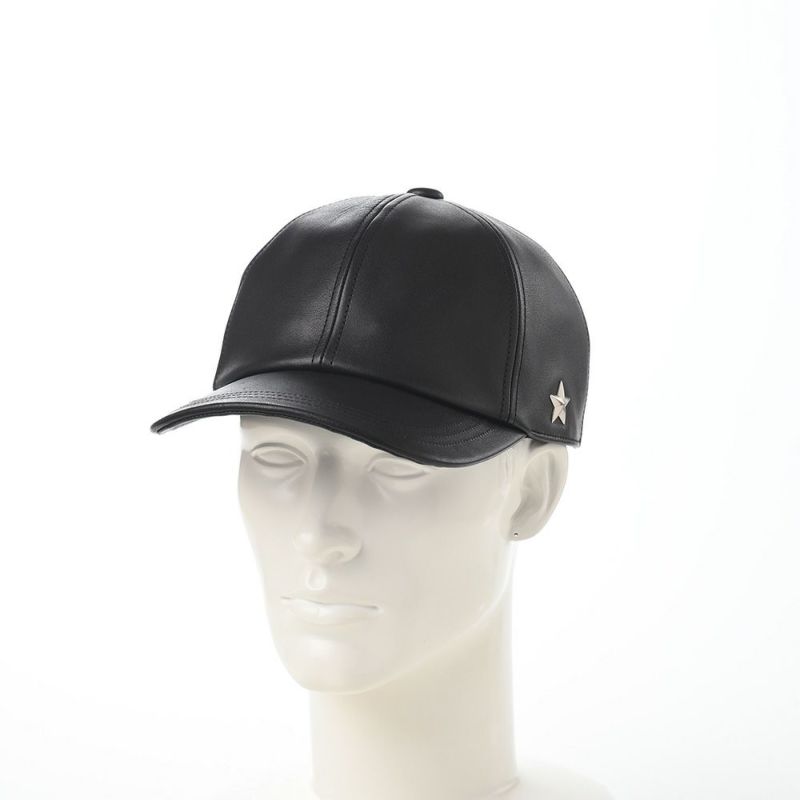 ショットのキャップ ONE STAR LEATHER CAP（ワンスターレザーキャップ） SC055 ブラック