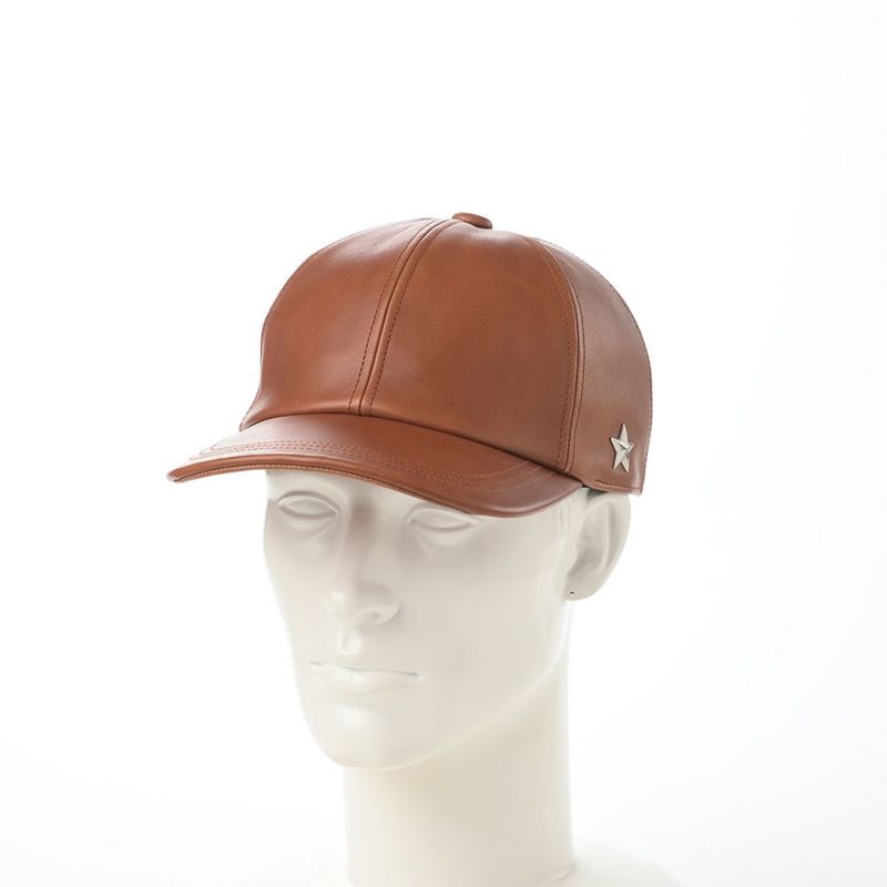 ショットのキャップ ONE STAR LEATHER CAP（ワンスターレザーキャップ） SC055 ブラウン