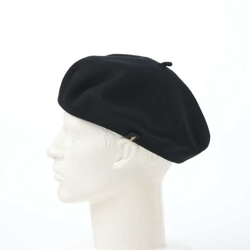 ボルサリーノのベレー帽 Basque Beret（バスク ベレー） B80002 ブラック