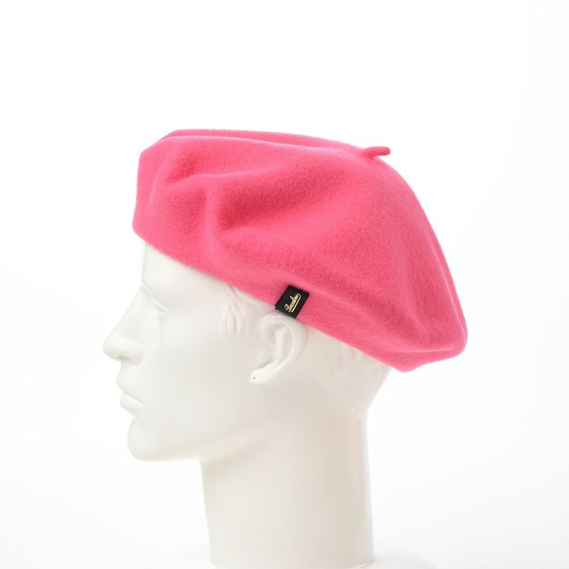 ボルサリーノのベレー帽 Basque Beret（バスク ベレー） B80002 ピンク