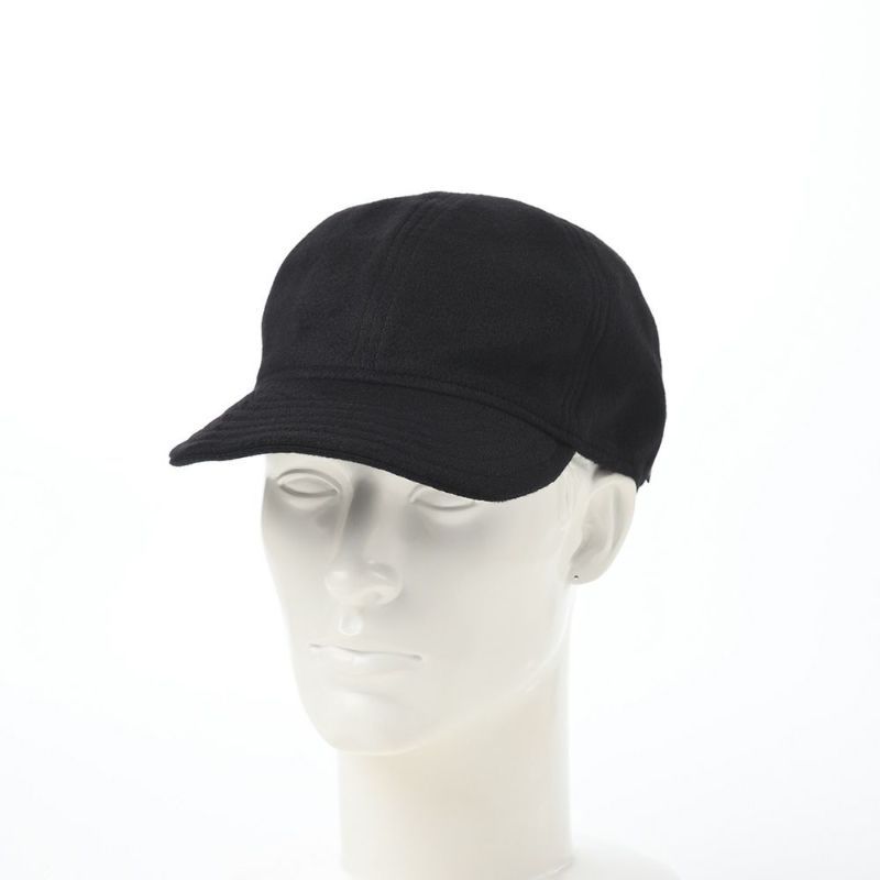 ボルサリーノのキャップ Baseball Cap（ベースボール キャップ） B95006 ブラック