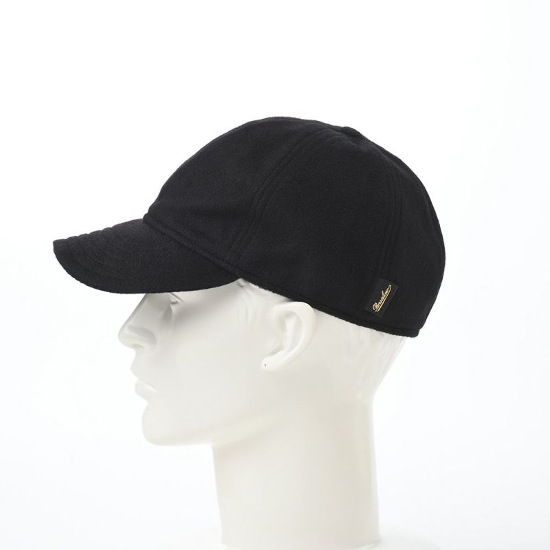 ボルサリーノのキャップ Baseball Cap（ベースボール キャップ） B95006 ブラック