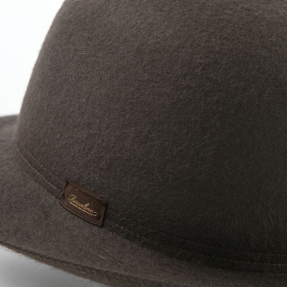 ボルサリーノ　フェルトハット ダークブラウン Borsalino（ボルサリーノ） 帽子 中折れハット フェルト帽 秋 冬