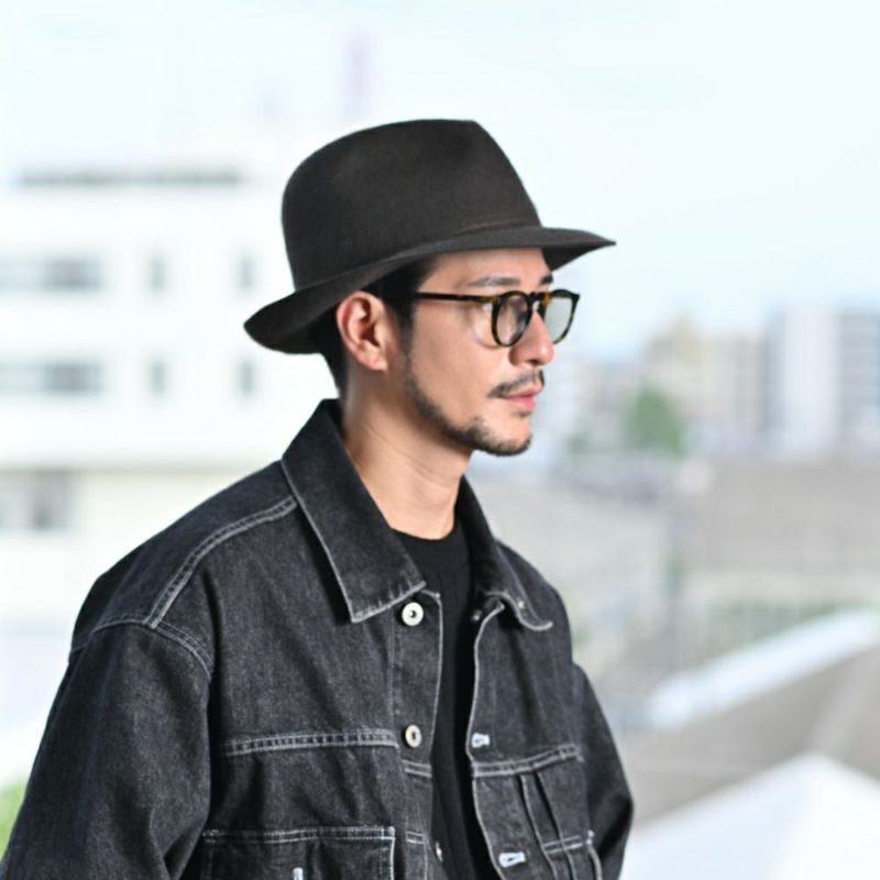 ボルサリーノのフェルトハット Traveller felt（トラベラー フェルト） 150228 ブラウン