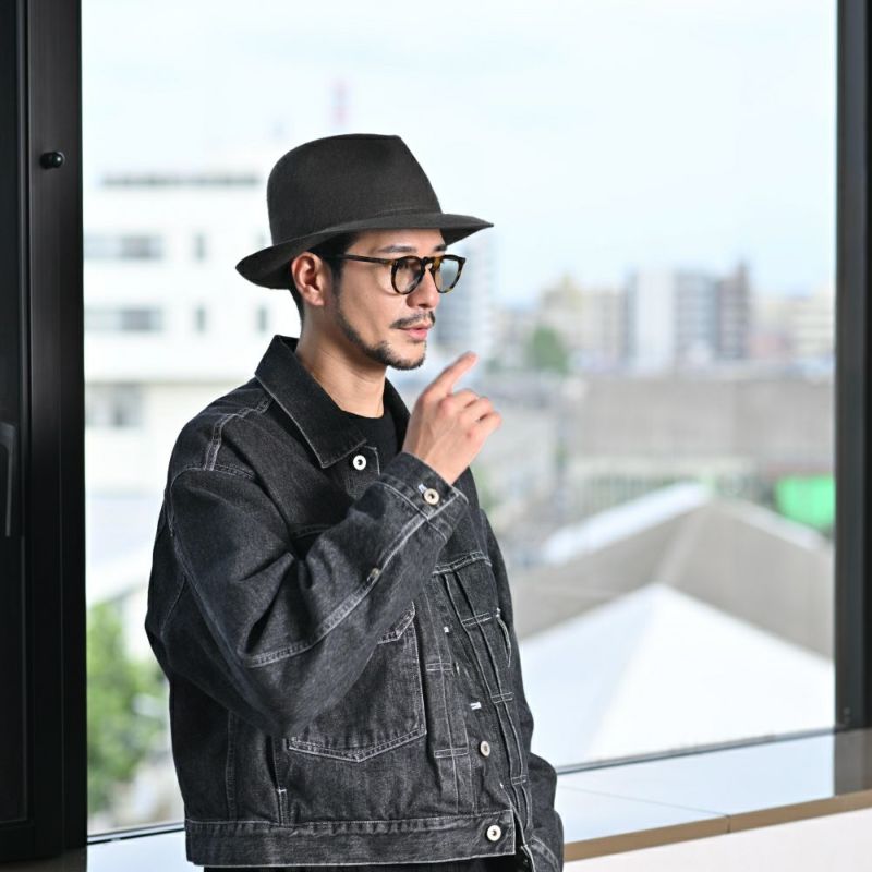 ボルサリーノのフェルトハット Traveller felt（トラベラー フェルト） 150228 ブラウン