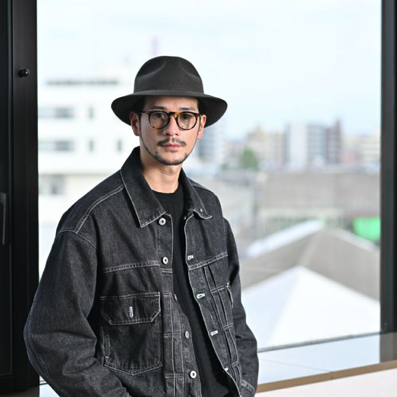 ボルサリーノのフェルトハット Traveller felt（トラベラー フェルト） 150228 ブラウン