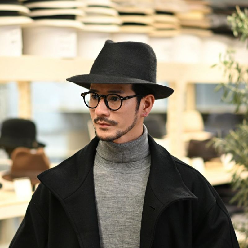 ボルサリーノのフェルトハット Traveller felt（トラベラー フェルト） 150228 グレー