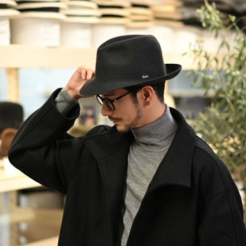 ボルサリーノのフェルトハット Traveller felt（トラベラー フェルト） 150228 グレー