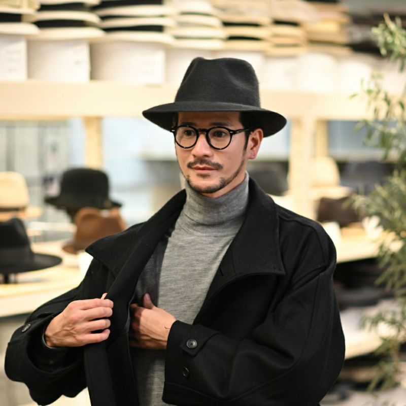 ボルサリーノのフェルトハット Traveller felt（トラベラー フェルト） 150228 グレー