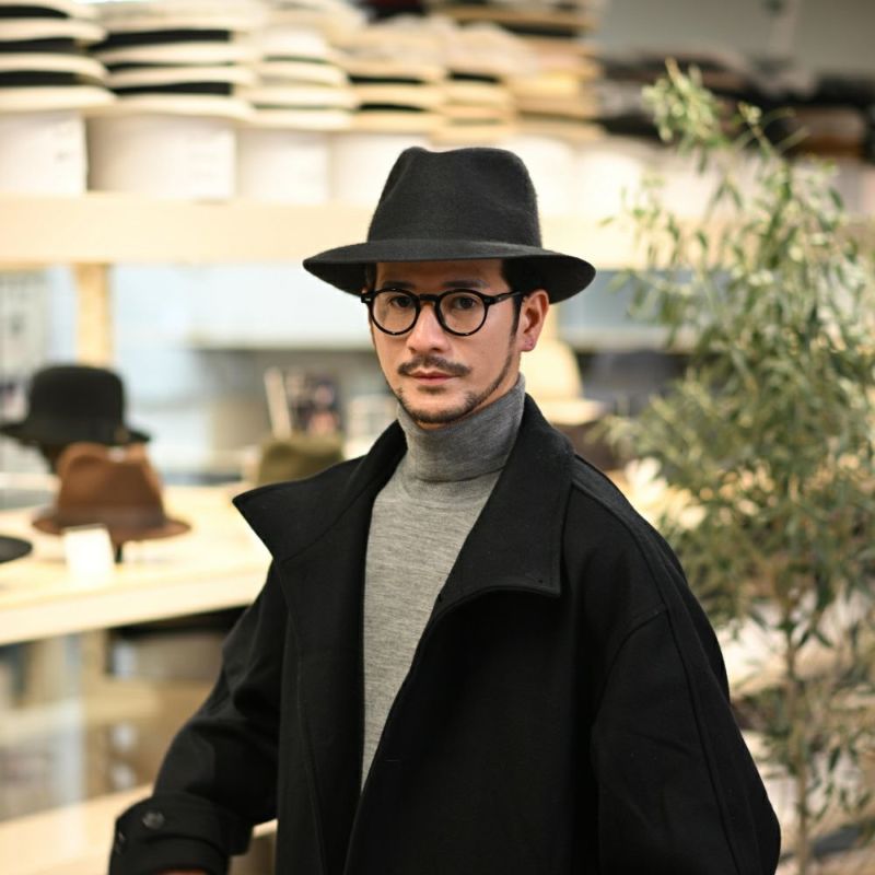 ボルサリーノのフェルトハット Traveller felt（トラベラー フェルト） 150228 グレー