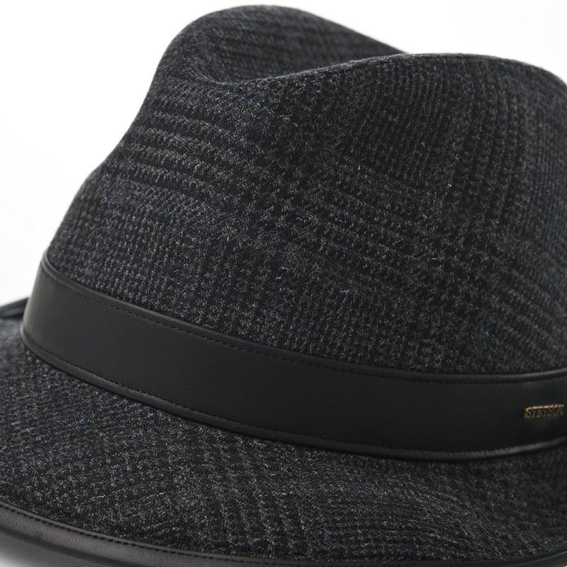 ステットソンのソフトハット DORMEUIL WOODLAND HAT（ドーメル ウッドランド ハット） SE743 ブラック