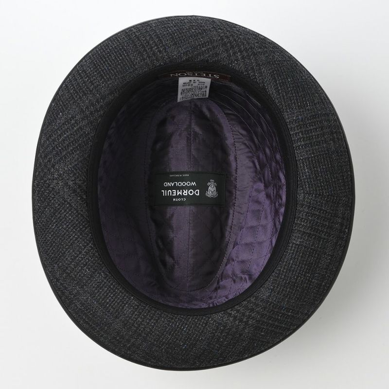 ステットソンのソフトハット DORMEUIL WOODLAND HAT（ドーメル ウッドランド ハット） SE743 ブラック