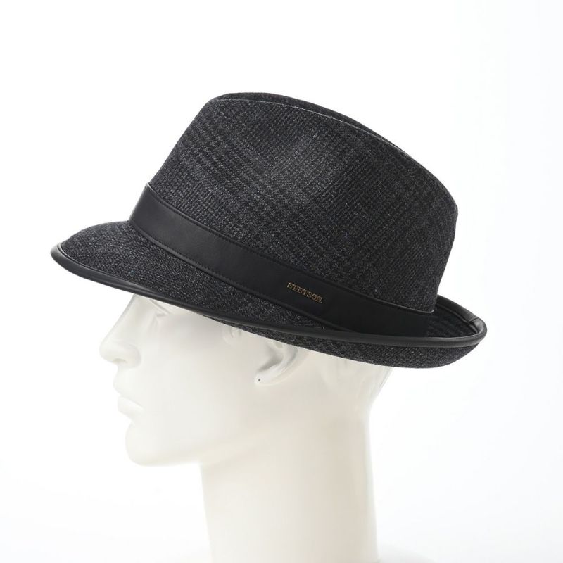 ステットソンのソフトハット DORMEUIL WOODLAND HAT（ドーメル ウッドランド ハット） SE743 ブラック