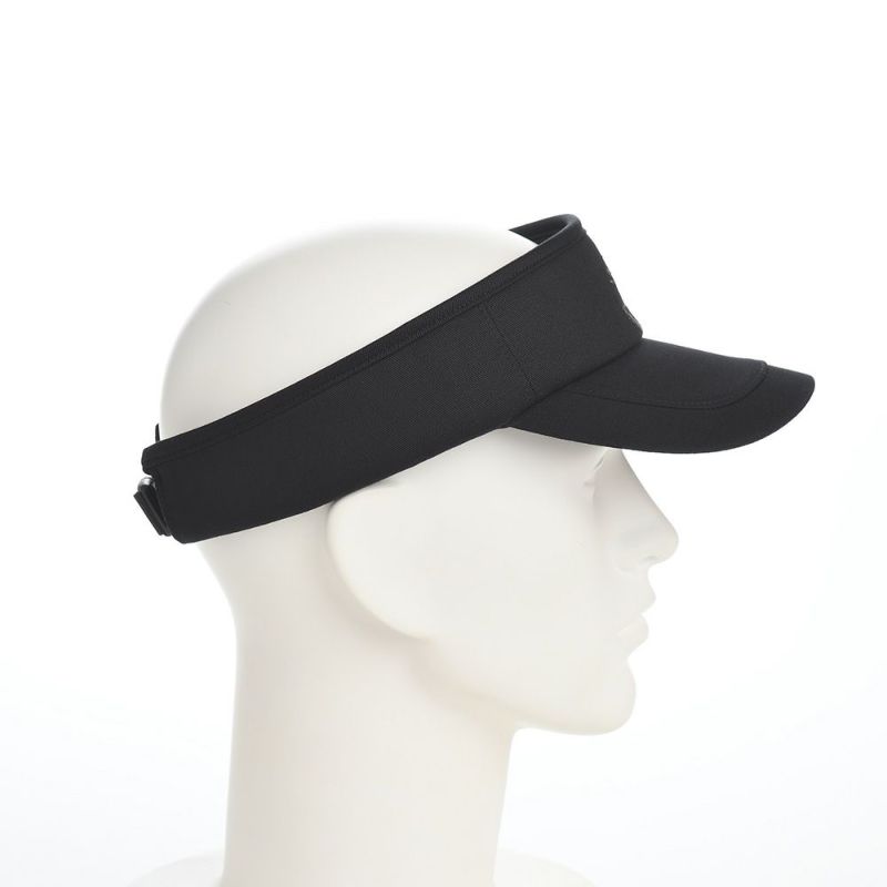 ラコステのサンバイザー LACOSTE GOLF CLUB VISOR（ラコステゴルフクラブバイザー） L1291 ブラック