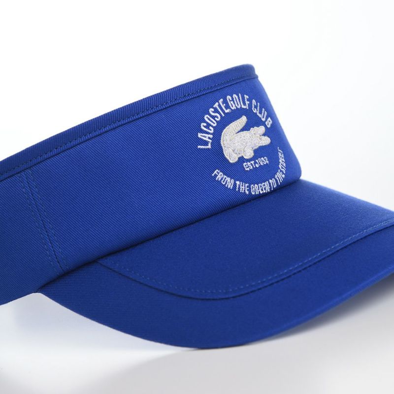 ラコステのサンバイザー LACOSTE GOLF CLUB VISOR（ラコステゴルフクラブバイザー） L1291 ブルー