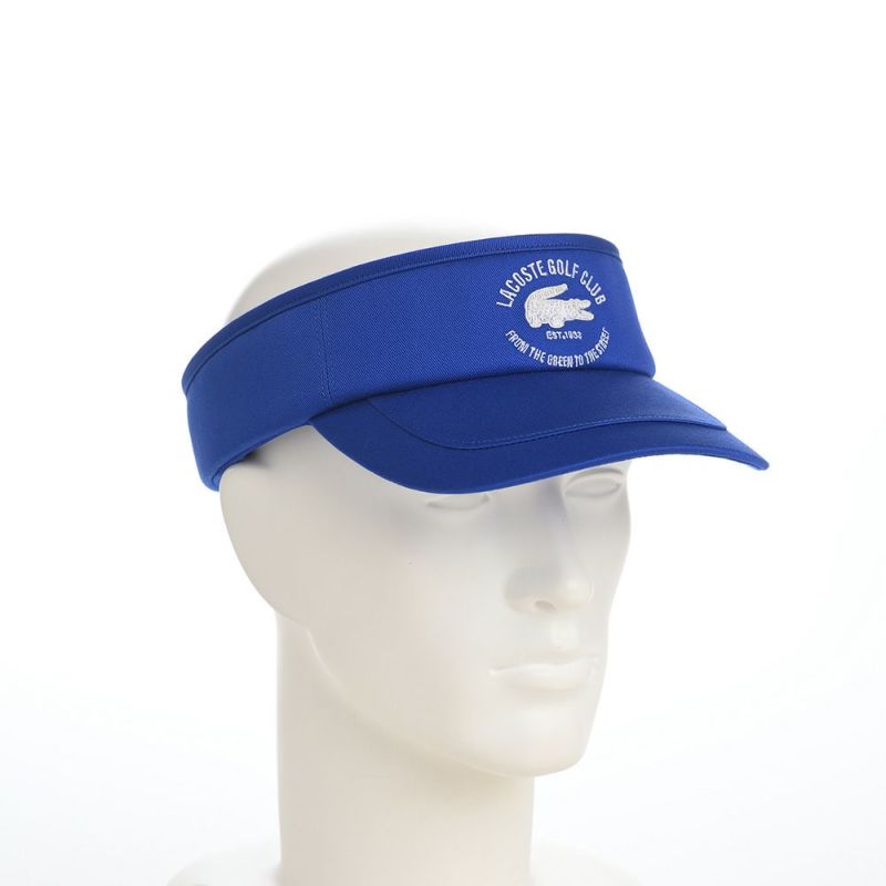 ラコステのサンバイザー LACOSTE GOLF CLUB VISOR（ラコステゴルフクラブバイザー） L1291 ブルー