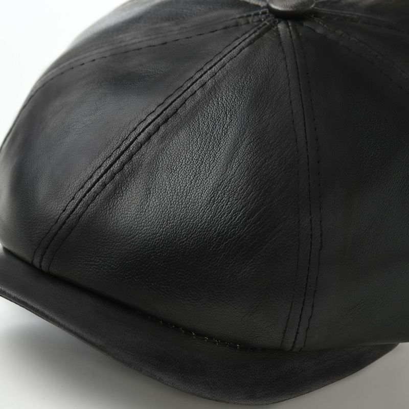 マローネのキャスケット Lambskin Casquette（ラムスキン キャスケット） BN132 ブラック