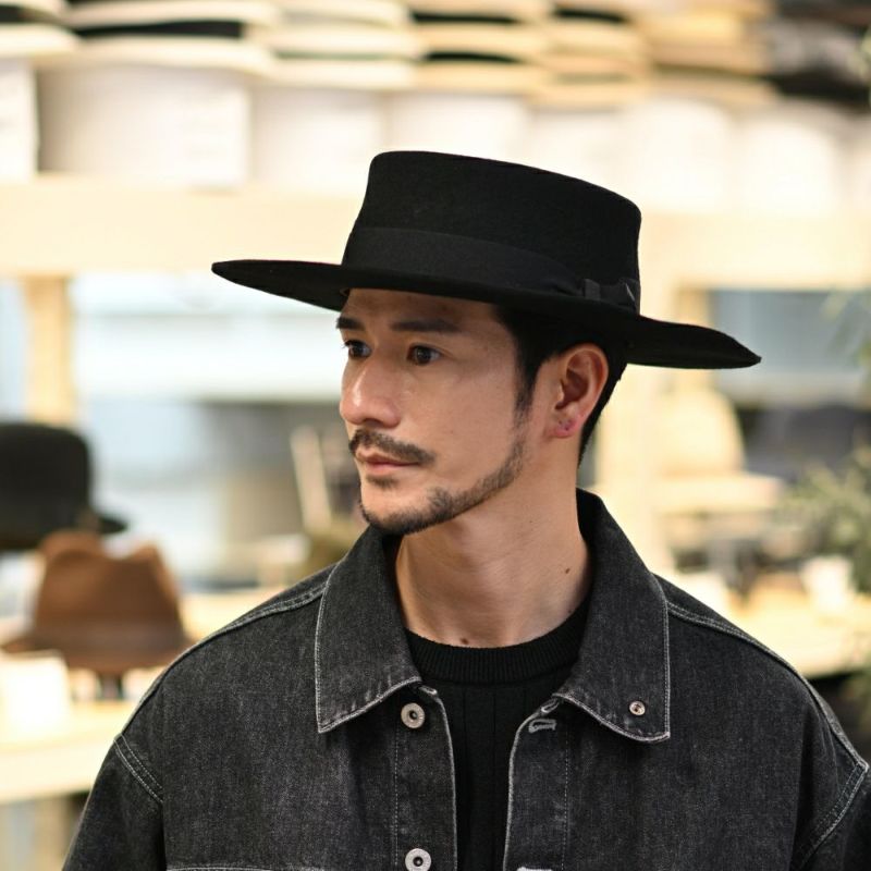 ビガリのフェルトハット NAVARRA（ナバラ） ブラック