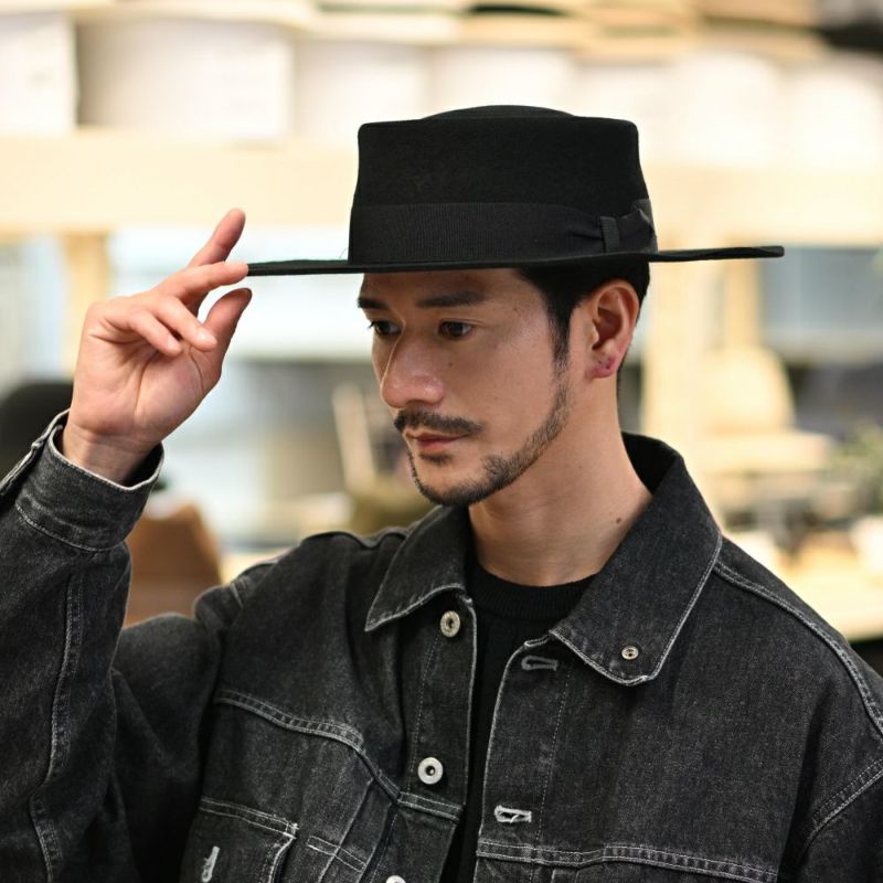 ビガリのフェルトハット NAVARRA（ナバラ） ブラック