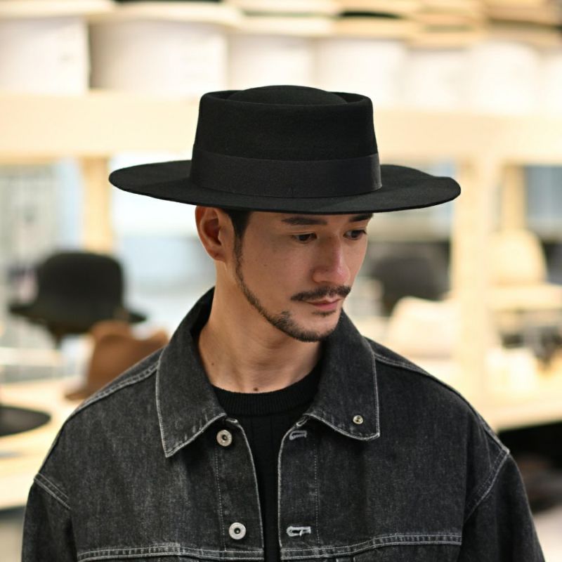 ビガリのフェルトハット NAVARRA（ナバラ） ブラック