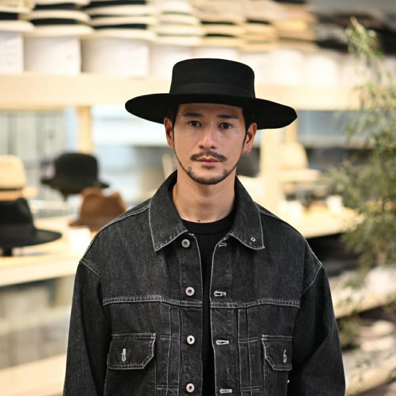 ビガリのフェルトハット NAVARRA（ナバラ） ブラック