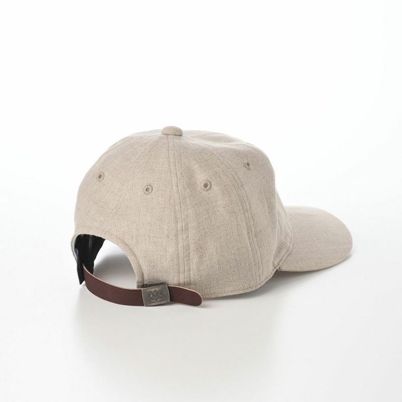 ステットソンのキャップ LINEN CHAMBRAY INITIAL CAP（リネン シャンブレー イニシャル キャップ） SE093 ベージュ