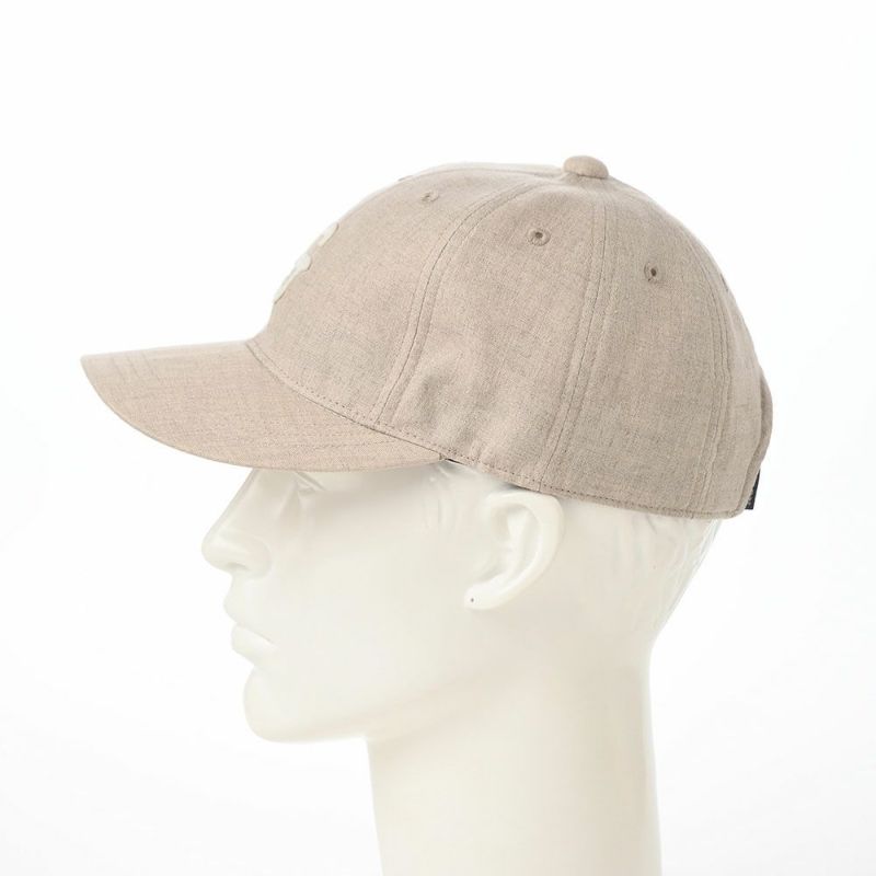 ステットソンのキャップ LINEN CHAMBRAY INITIAL CAP（リネン シャンブレー イニシャル キャップ） SE093 ベージュ