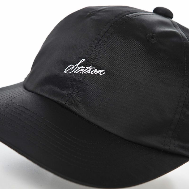 ステットソンのキャップ MA-1 NYLON CAP（エムエーワン ナイロン キャップ） SE129 ブラック