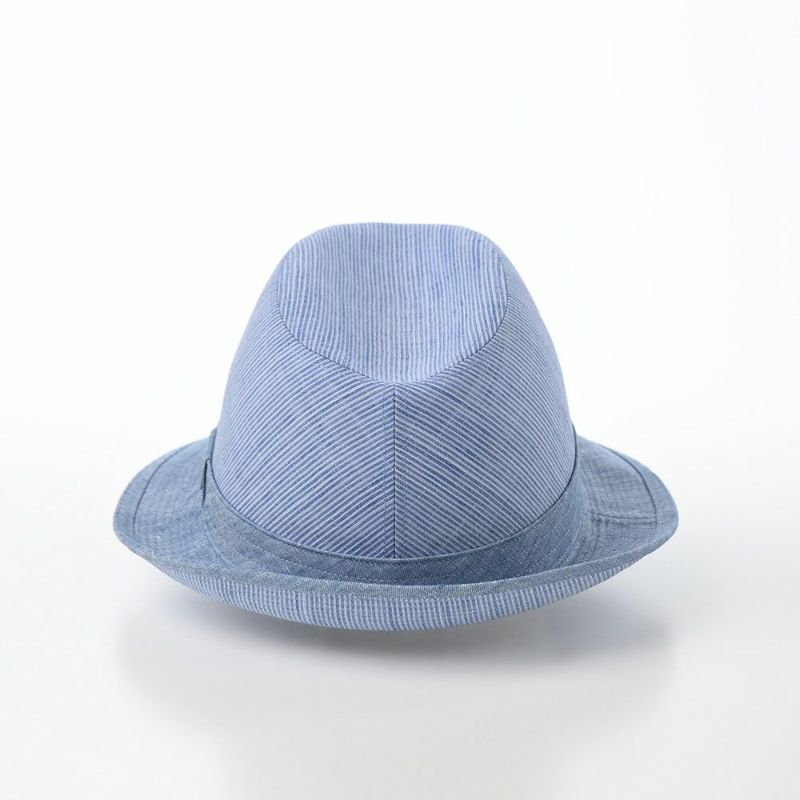 ステットソンのソフトハット SLUB BORDER HAT（スラブボーダー ハット）SE192 ブルー