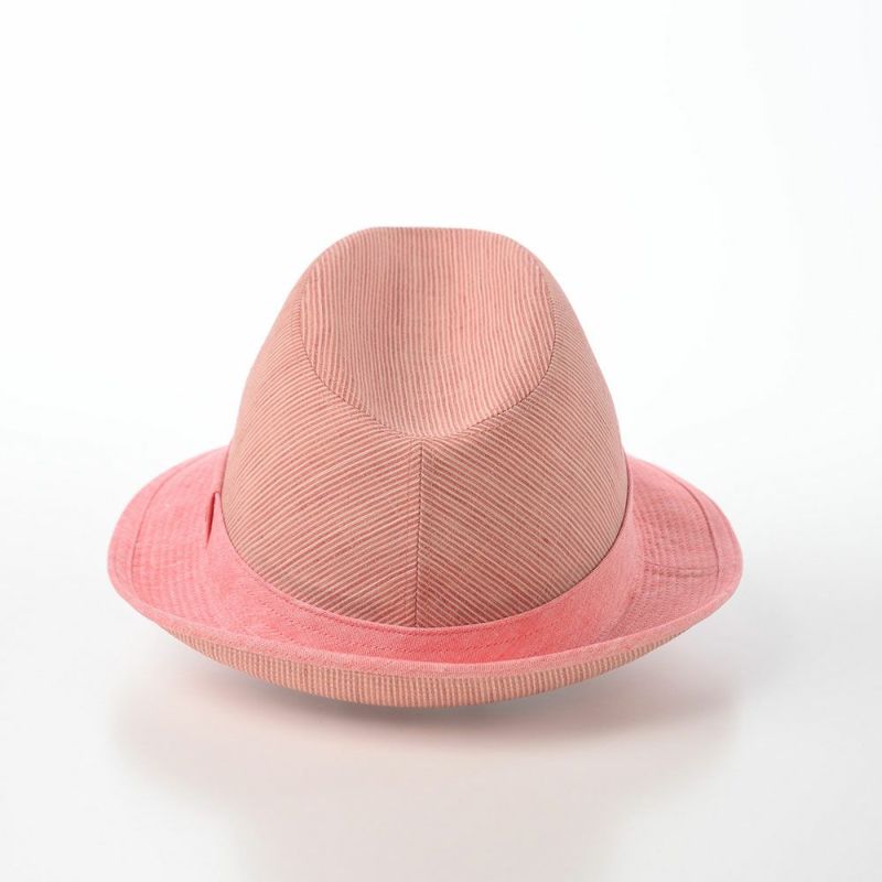 ステットソンのソフトハット SLUB BORDER HAT（スラブボーダー ハット）SE192 コーラル