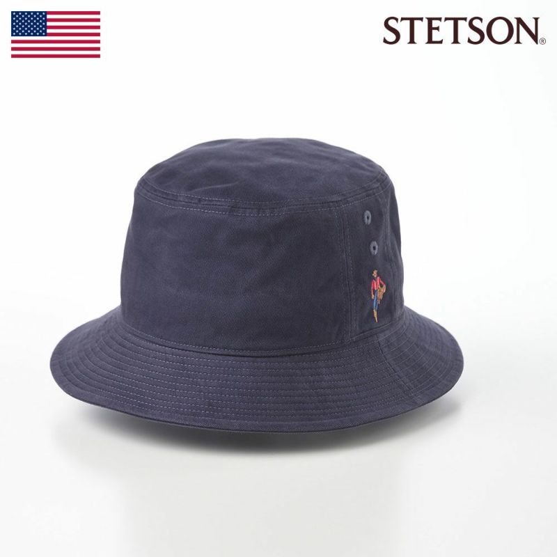 ステットソンのサファリハット MASCOT HAT（マスコット ハット）SE226 ネイビー