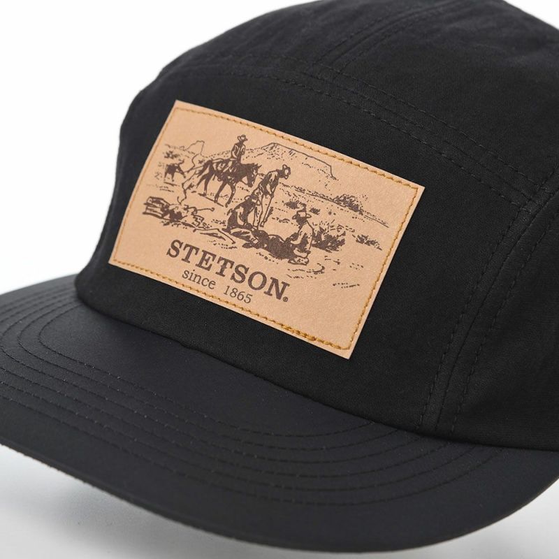 ステットソンのキャップ COTTON JET CAP（コットン ジェットキャップ）SE444 ブラック
