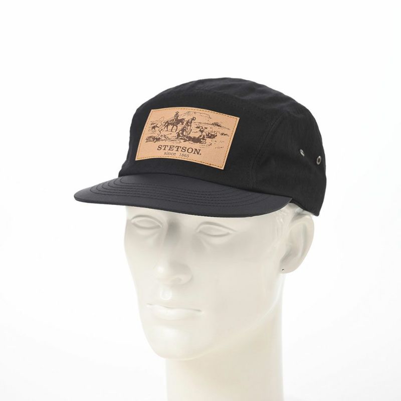 ステットソンのキャップ COTTON JET CAP（コットン ジェットキャップ）SE444 ブラック