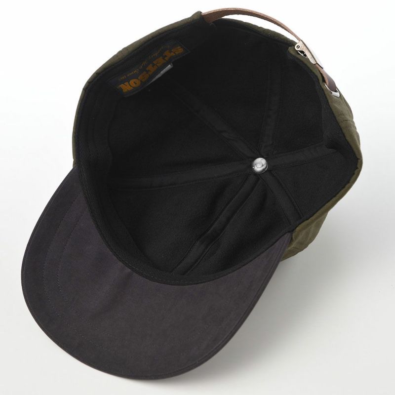 ステットソンのキャップ PARAFFIN COAT CAP（パラフィンコート キャップ）SE482 カーキ