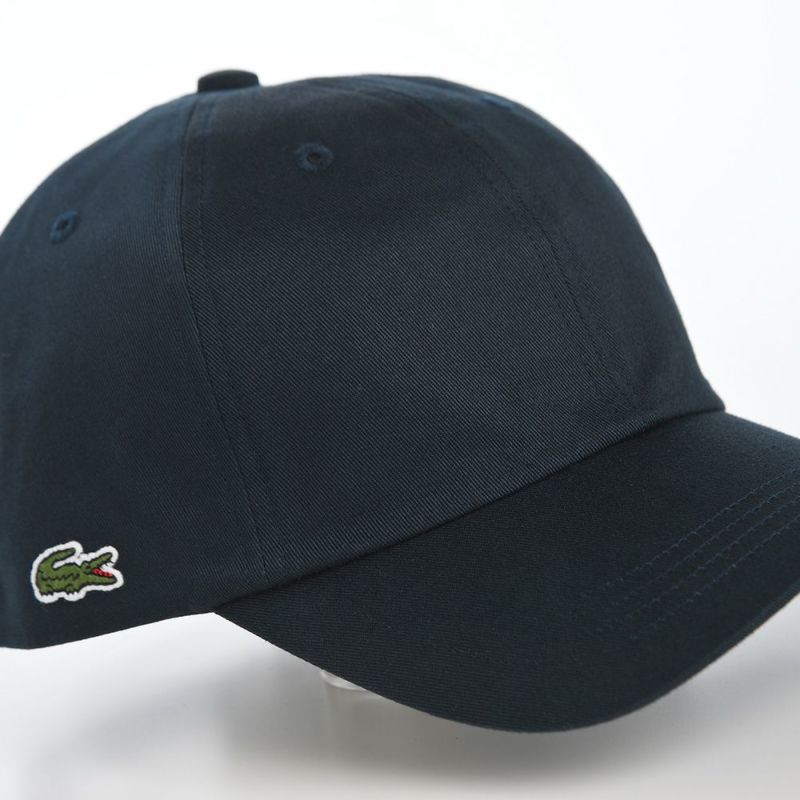 ラコステのキャップ COTTON TWILL CAP（コットンツイルキャップ） L1278 ネイビー