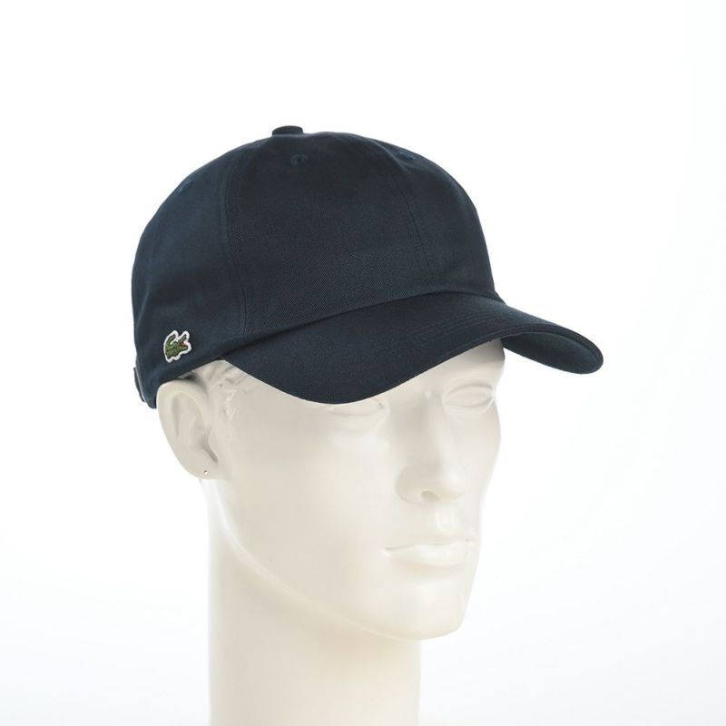 ラコステのキャップ COTTON TWILL CAP（コットンツイルキャップ） L1278 ネイビー