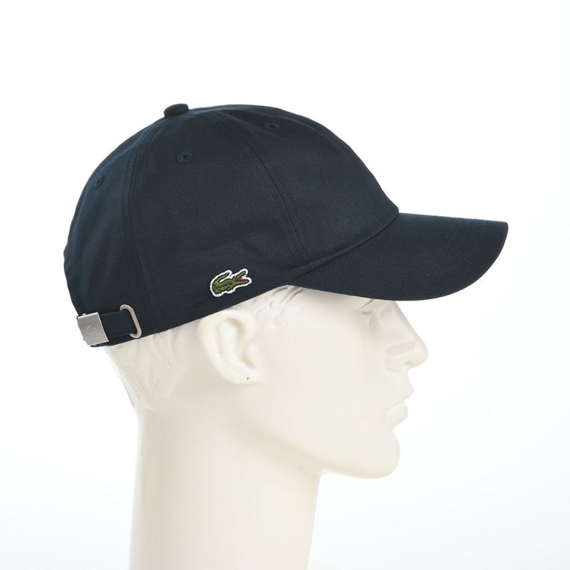 ラコステのキャップ COTTON TWILL CAP（コットンツイルキャップ） L1278 ネイビー