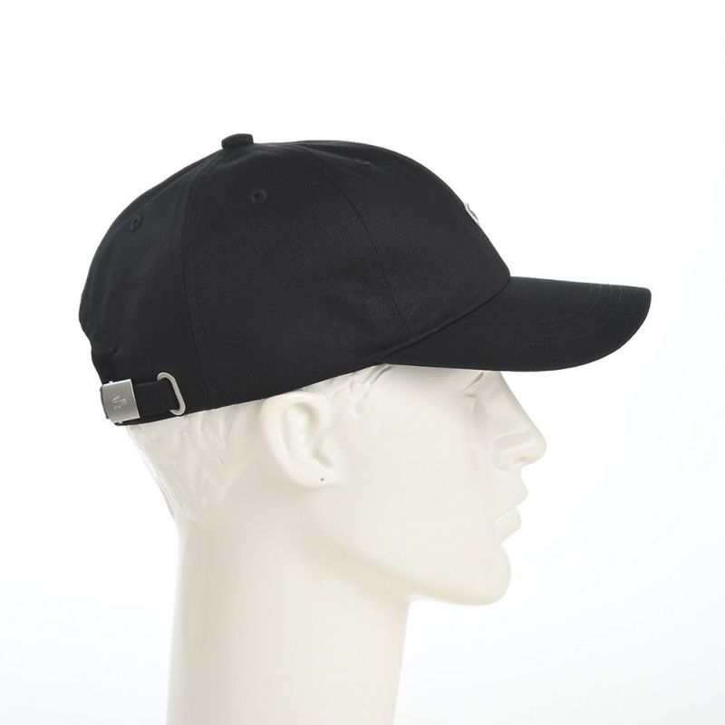 ラコステのキャップ BASIC COTTON CAP（ベーシックコットンキャップ） L1279 ブラック